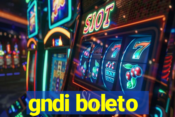 gndi boleto